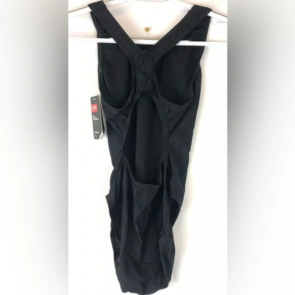 TYR Women’s Black One Piece Racerback Swimsuit Size 34